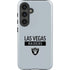 NFL Las Vegas Raiders Silver Performance Series Galaxy S25 Impact Case
