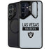 NFL Las Vegas Raiders Silver Performance Series Galaxy S25 Kickstand Case