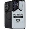 NFL Las Vegas Raiders Silver Performance Series Galaxy S25 Plus Kickstand Case