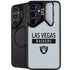 NFL Las Vegas Raiders Silver Performance Series Galaxy S25 Plus Kickstand Case