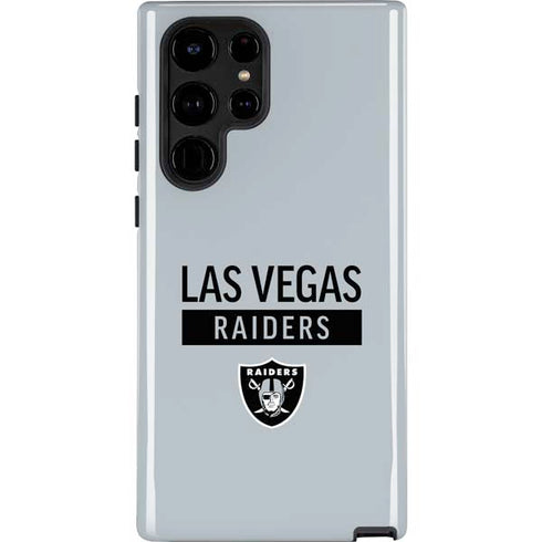 NFL Las Vegas Raiders Silver Performance Series Galaxy S25 Ultra Impact Case