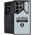 NFL Las Vegas Raiders Silver Performance Series Galaxy S24 Ultra Kickstand Case