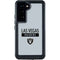 NFL Las Vegas Raiders Silver Performance Series Galaxy S24 Waterproof Case