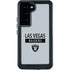 NFL Las Vegas Raiders Silver Performance Series Galaxy S24 Waterproof Case