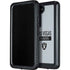NFL Las Vegas Raiders Silver Performance Series Galaxy S24 Waterproof Case