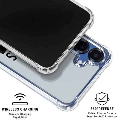 NFL Las Vegas Raiders Silver Performance Series Galaxy S25 Clear Case