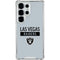 NFL Las Vegas Raiders Silver Performance Series Galaxy S25 Ultra Clear Case