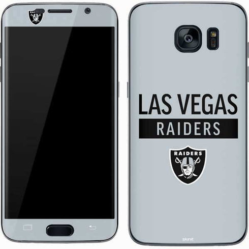 NFL Las Vegas Raiders Silver Performance Series Galaxy S7 Skin