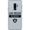NFL Las Vegas Raiders Silver Performance Series Galaxy S9 Plus Skin