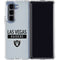 NFL Las Vegas Raiders Silver Performance Series Galaxy Z Fold5 5G Clear Case