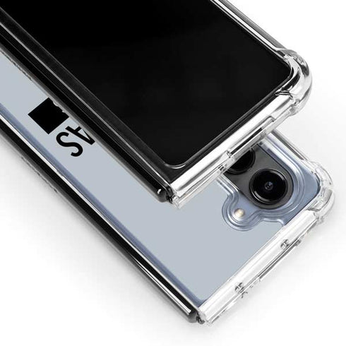 NFL Las Vegas Raiders Silver Performance Series Galaxy Z Fold5 5G Clear Case