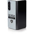 NFL Las Vegas Raiders Silver Performance Series Galaxy Z Fold5 5G Skin