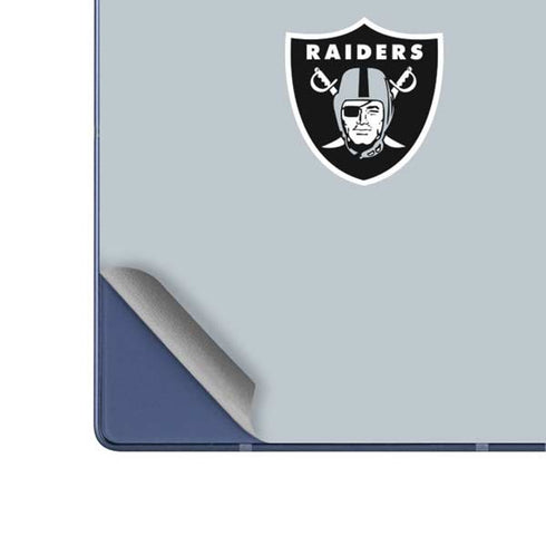 NFL Las Vegas Raiders Silver Performance Series Galaxy Z Fold6 Skin