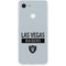 NFL Las Vegas Raiders Silver Performance Series Google Pixel 3 Skin