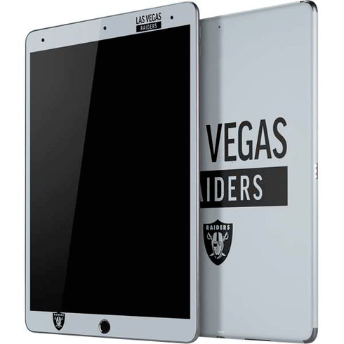 NFL Las Vegas Raiders Silver Performance Series iPad Skins