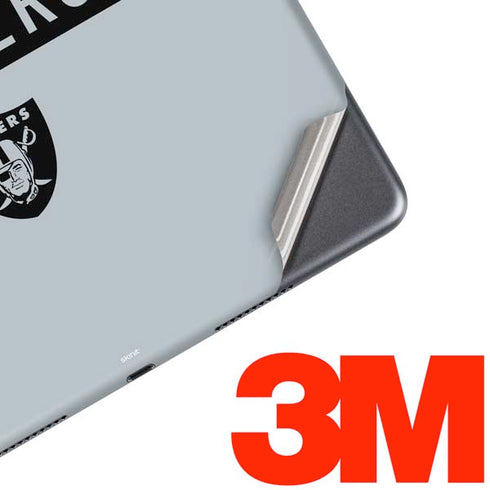NFL Las Vegas Raiders Silver Performance Series iPad Skins