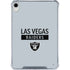 NFL Las Vegas Raiders Silver Performance Series iPad 11th Gen (2025) Clear Case