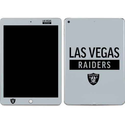 NFL Las Vegas Raiders Silver Performance Series Apple iPad Skin