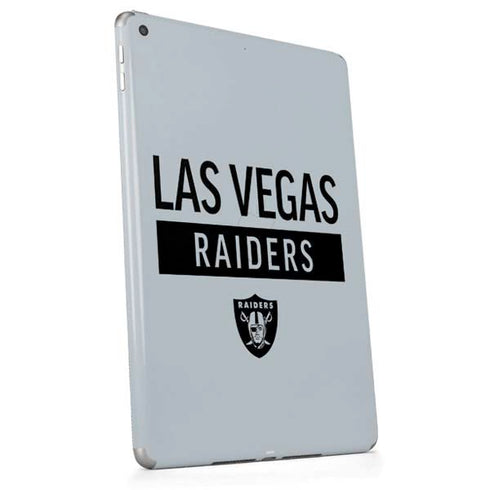 NFL Las Vegas Raiders Silver Performance Series Apple iPad Skin