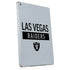 NFL Las Vegas Raiders Silver Performance Series Apple iPad Skin