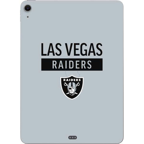 NFL Las Vegas Raiders Silver Performance Series Apple iPad Air Skin