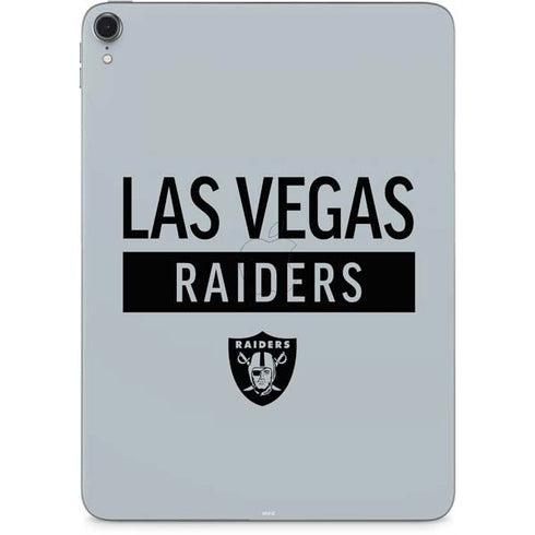 NFL Las Vegas Raiders Silver Performance Series Apple iPad Pro Skin