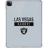 NFL Las Vegas Raiders Silver Performance Series iPad Pro 11in (2024) Clear Case