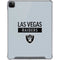 NFL Las Vegas Raiders Silver Performance Series iPad Cases