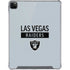 NFL Las Vegas Raiders Silver Performance Series iPad Cases