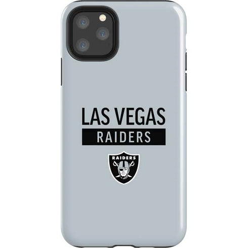 NFL Las Vegas Raiders Silver Performance Series iPhone Cases
