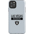NFL Las Vegas Raiders Silver Performance Series iPhone Cases
