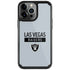 NFL Las Vegas Raiders Silver Performance Series iPhone Cases