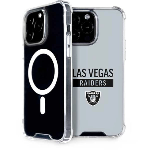 NFL Las Vegas Raiders Silver Performance Series iPhone Cases