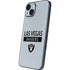 NFL Las Vegas Raiders Silver Performance Series iPhone Skins