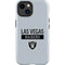 NFL Las Vegas Raiders Silver Performance Series iPhone 15 Impact Case