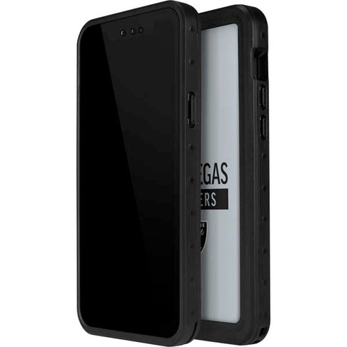 NFL Las Vegas Raiders Silver Performance Series iPhone 15 Plus Waterproof Case