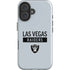 NFL Las Vegas Raiders Silver Performance Series iPhone 16 Impact Case