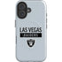 NFL Las Vegas Raiders Silver Performance Series iPhone 16 Magsafe Impact Case