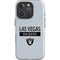 NFL Las Vegas Raiders Silver Performance Series iPhone 16 Pro Magsafe Impact Case