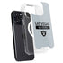NFL Las Vegas Raiders Silver Performance Series iPhone 16 Pro Max MagSafe Case