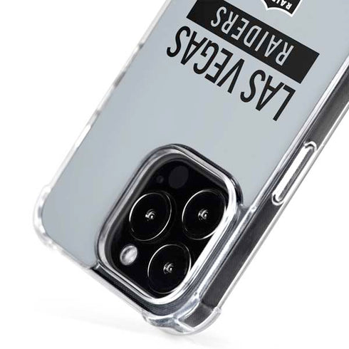 NFL Las Vegas Raiders Silver Performance Series iPhone 16 Pro Max MagSafe Case