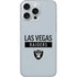 NFL Las Vegas Raiders Silver Performance Series iPhone 16 Pro Max Skin