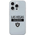 NFL Las Vegas Raiders Silver Performance Series iPhone 16 Pro Skin
