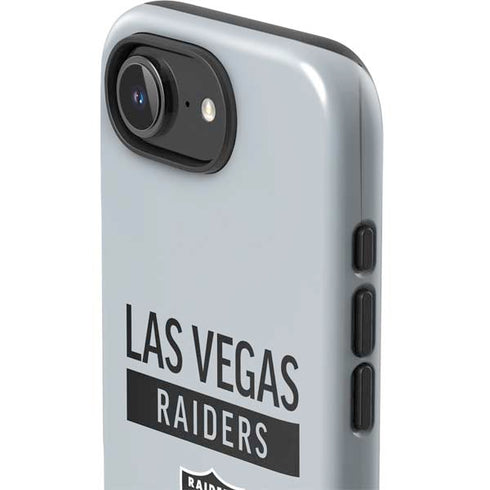 NFL Las Vegas Raiders Silver Performance Series iPhone 16e Impact Case