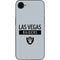 NFL Las Vegas Raiders Silver Performance Series iPhone 16e Skin