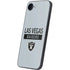 NFL Las Vegas Raiders Silver Performance Series iPhone 16e Skin