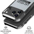 NFL Las Vegas Raiders Silver Performance Series iPhone 18 Pro Clear Case