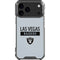 NFL Las Vegas Raiders Silver Performance Series iPhone 18 Pro Max Clear Case