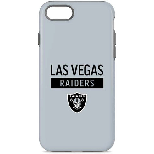 NFL Las Vegas Raiders Silver Performance Series iPhone Cases