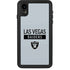 NFL Las Vegas Raiders Silver Performance Series iPhone Cases